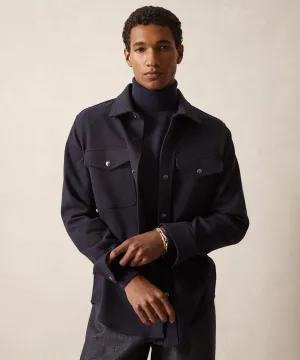 Knit Military Shirt