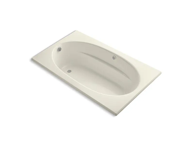 KOHLER K-1114-G-0 Windward 72" x 42" drop-in BubbleMassage(TM) Air Bath