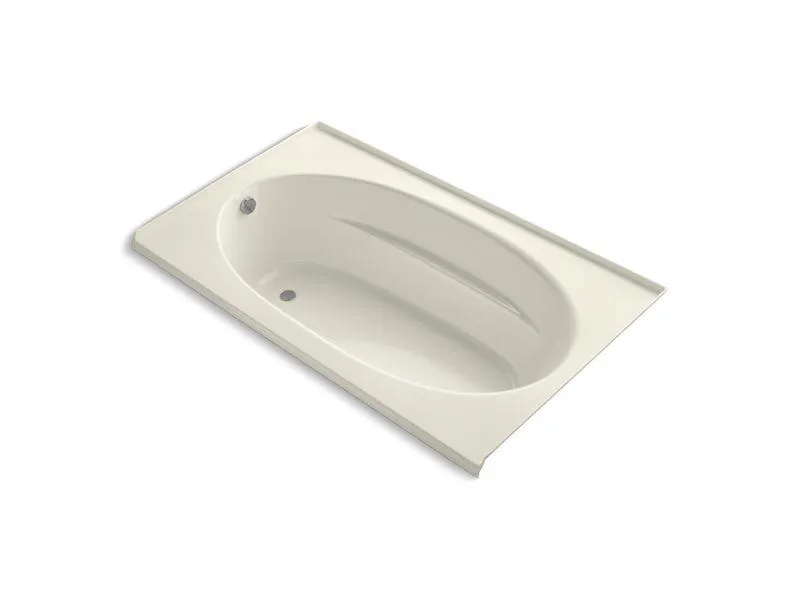 KOHLER K-1114-GLF-0 Windward 72" x 42" alcove BubbleMassage(TM) Air Bath with integral flange and left-hand drain