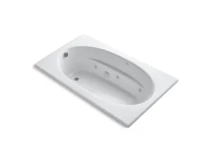 KOHLER K-1114-H-0 Windward 72" x 42" drop-in whirlpool with heater