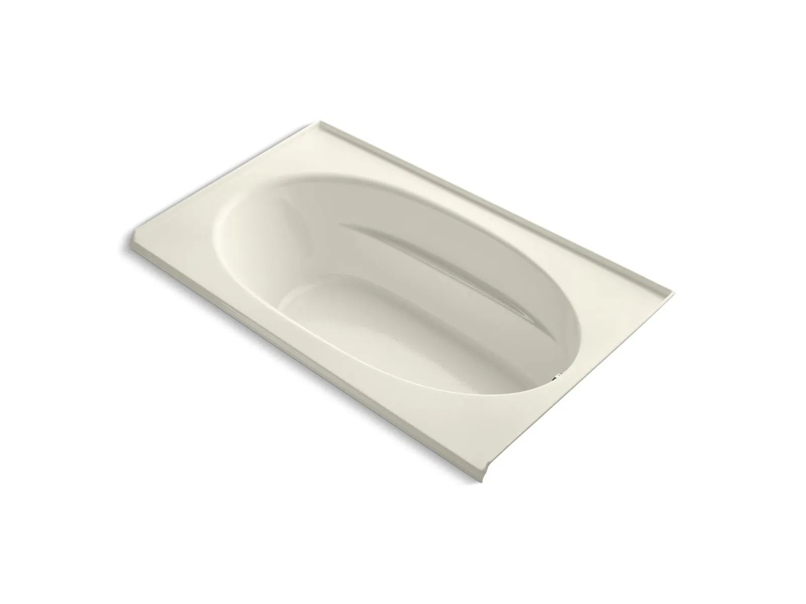 KOHLER K-1115-R Windward 72" x 42" alcove bath, right drain