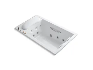 KOHLER K-1360-H3 RiverBath 75" x 45" drop-in heated whirlpool bath