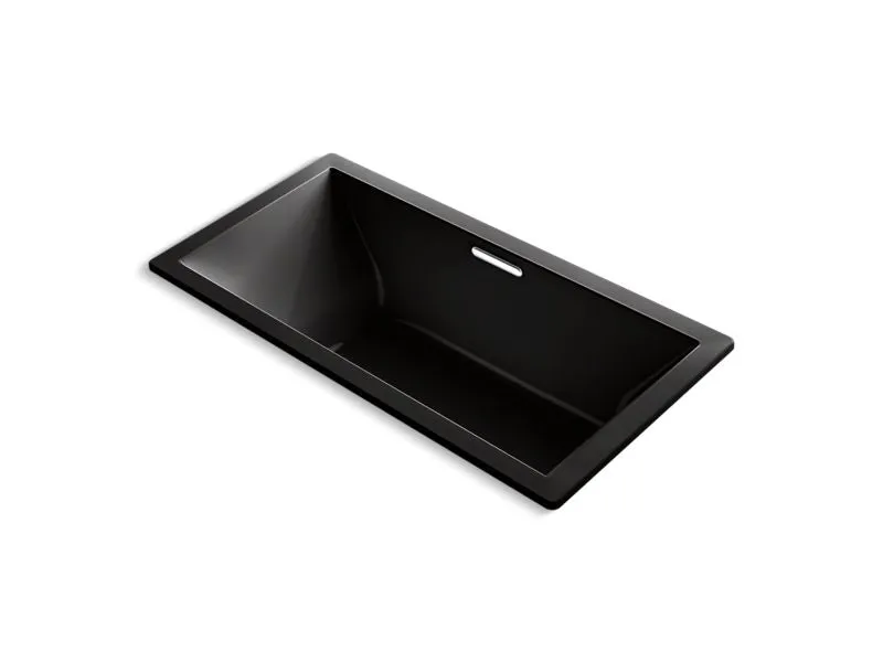KOHLER K-1835-VB Underscore 72" x 36" drop-in VibrAcoustic bath with center drain