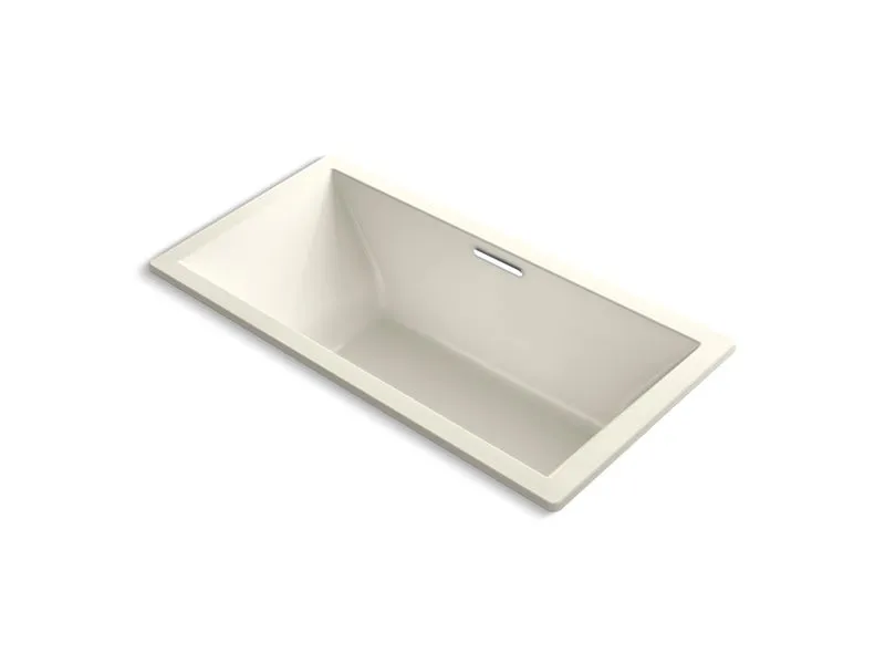 KOHLER K-1835-VB Underscore 72" x 36" drop-in VibrAcoustic bath with center drain