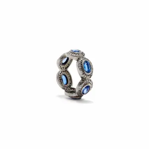Kyanite Diamond Masquerade Dress Ring