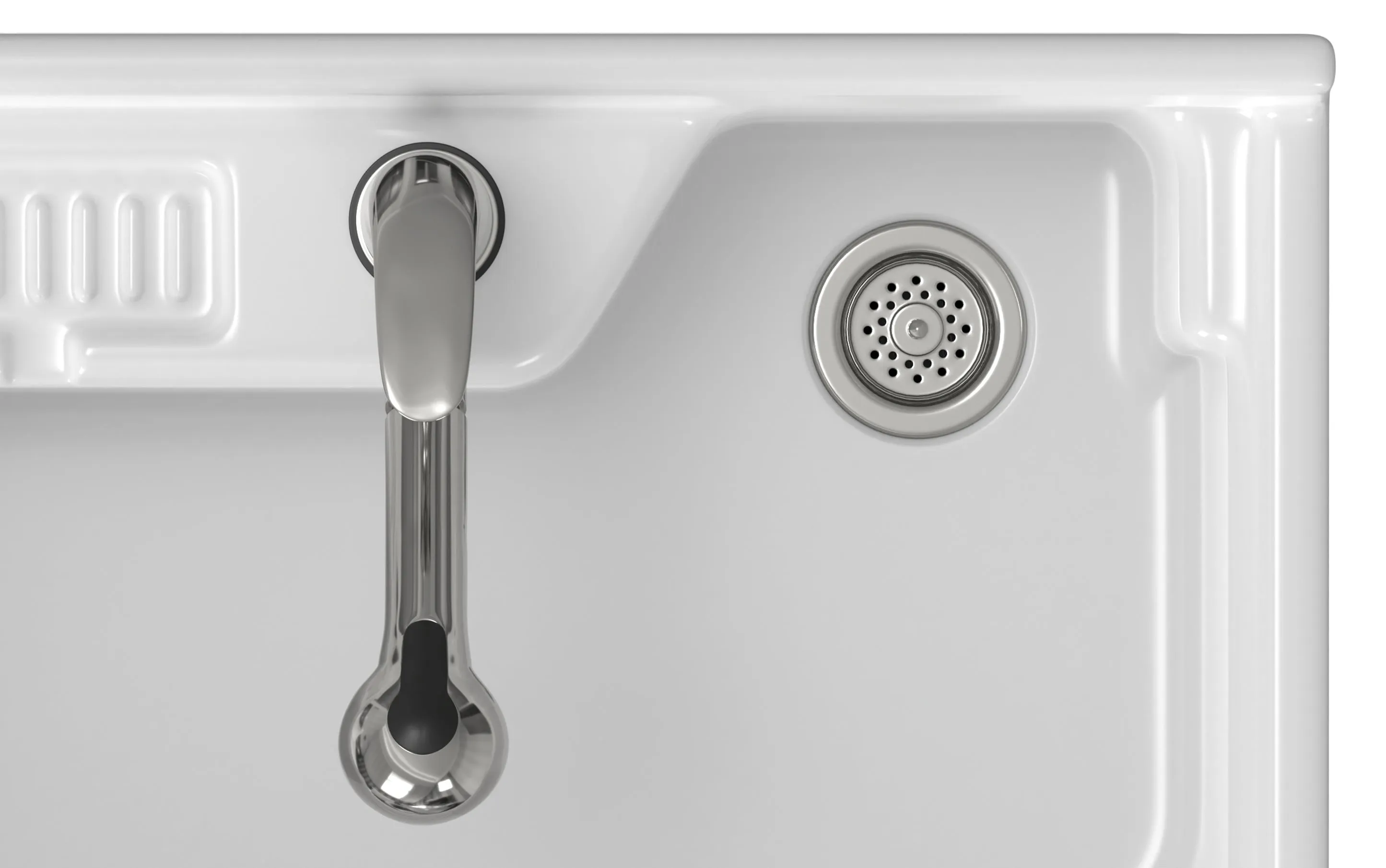 Kyle All-In-One 28-inch Laundry Utility Sink and Cabinet with ABS Sink