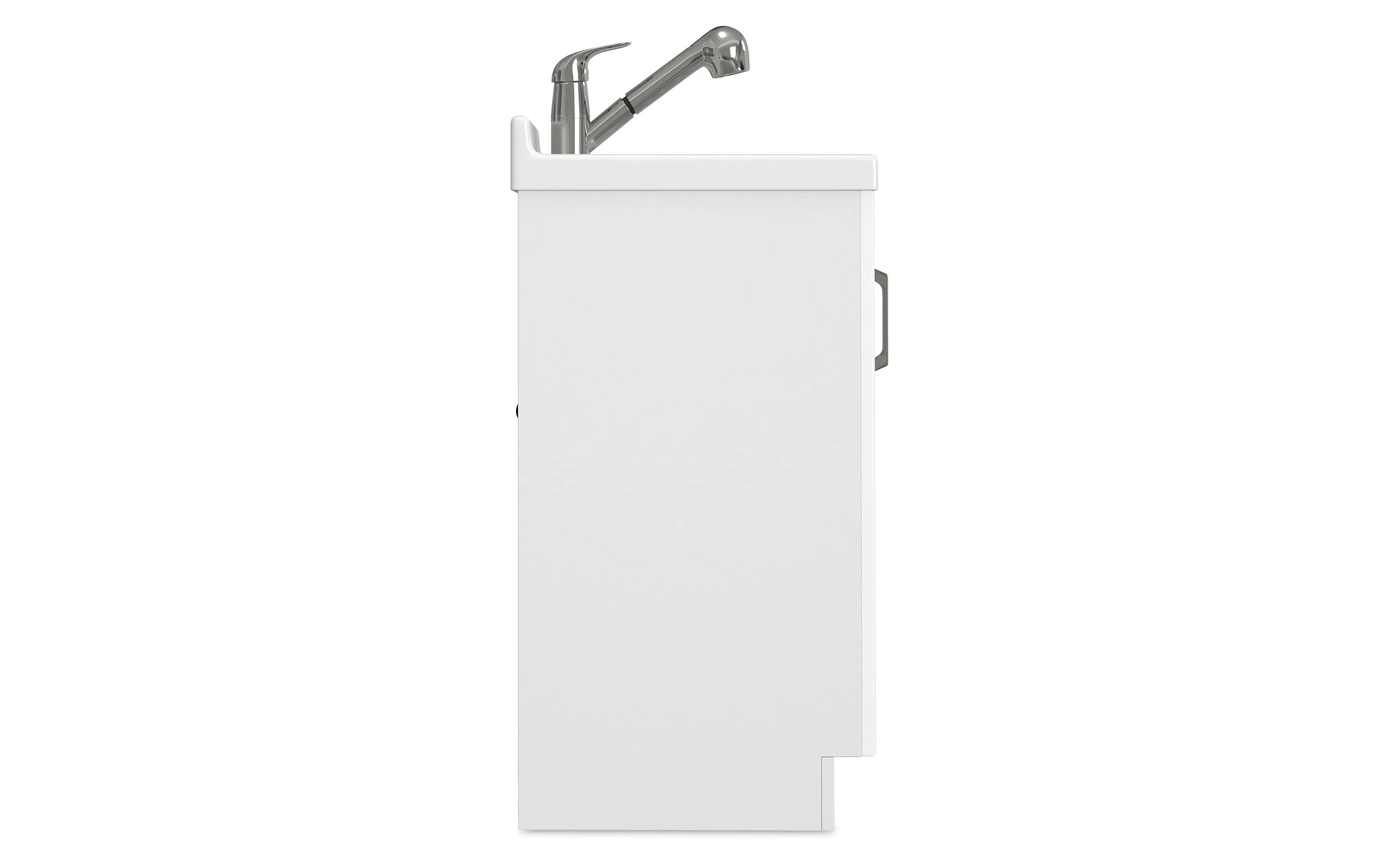 Kyle All-In-One 28-inch Laundry Utility Sink and Cabinet with ABS Sink