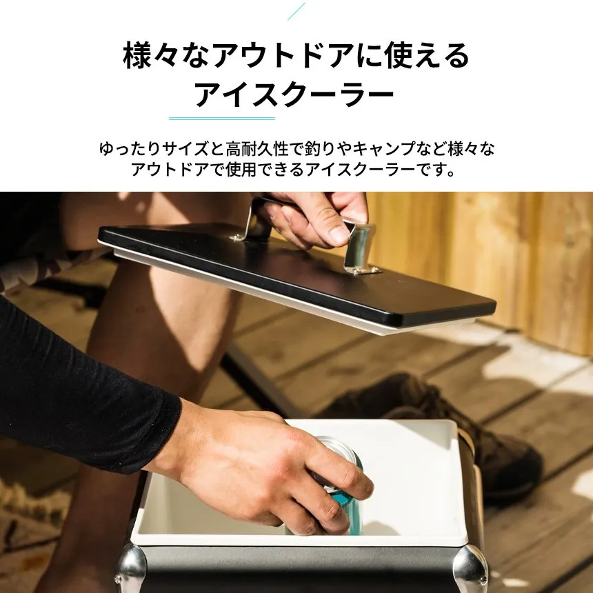 KZM ブラックキューブアイスクーラー 13L クーラーボックス 小型 クーラーバッグ カズミ アウトドア KZM OUTDOOR BLACK CUBE ICECOOLER 13L