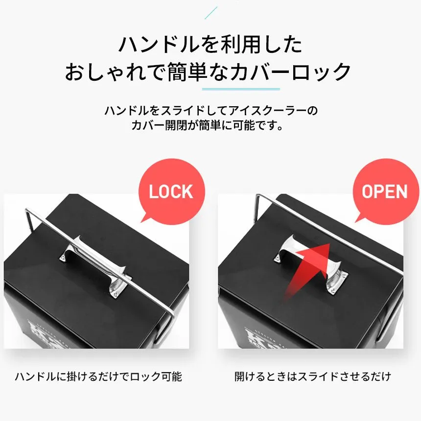 KZM ブラックキューブアイスクーラー 13L クーラーボックス 小型 クーラーバッグ カズミ アウトドア KZM OUTDOOR BLACK CUBE ICECOOLER 13L