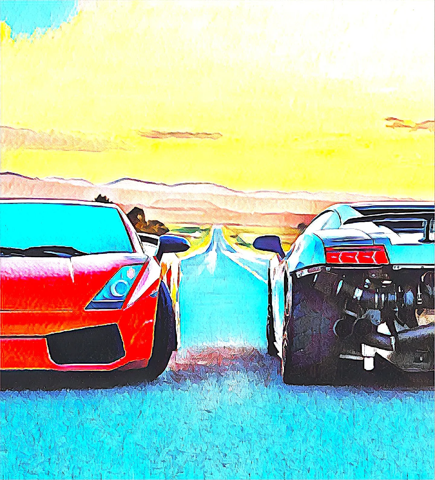 Lambo Digital Poster -13