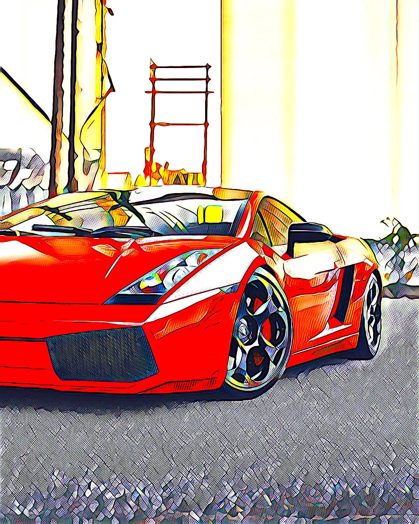Lambo Digital Poster - 3