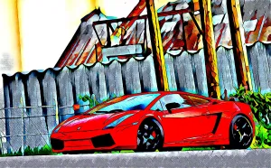 Lambo Digital Poster - 7
