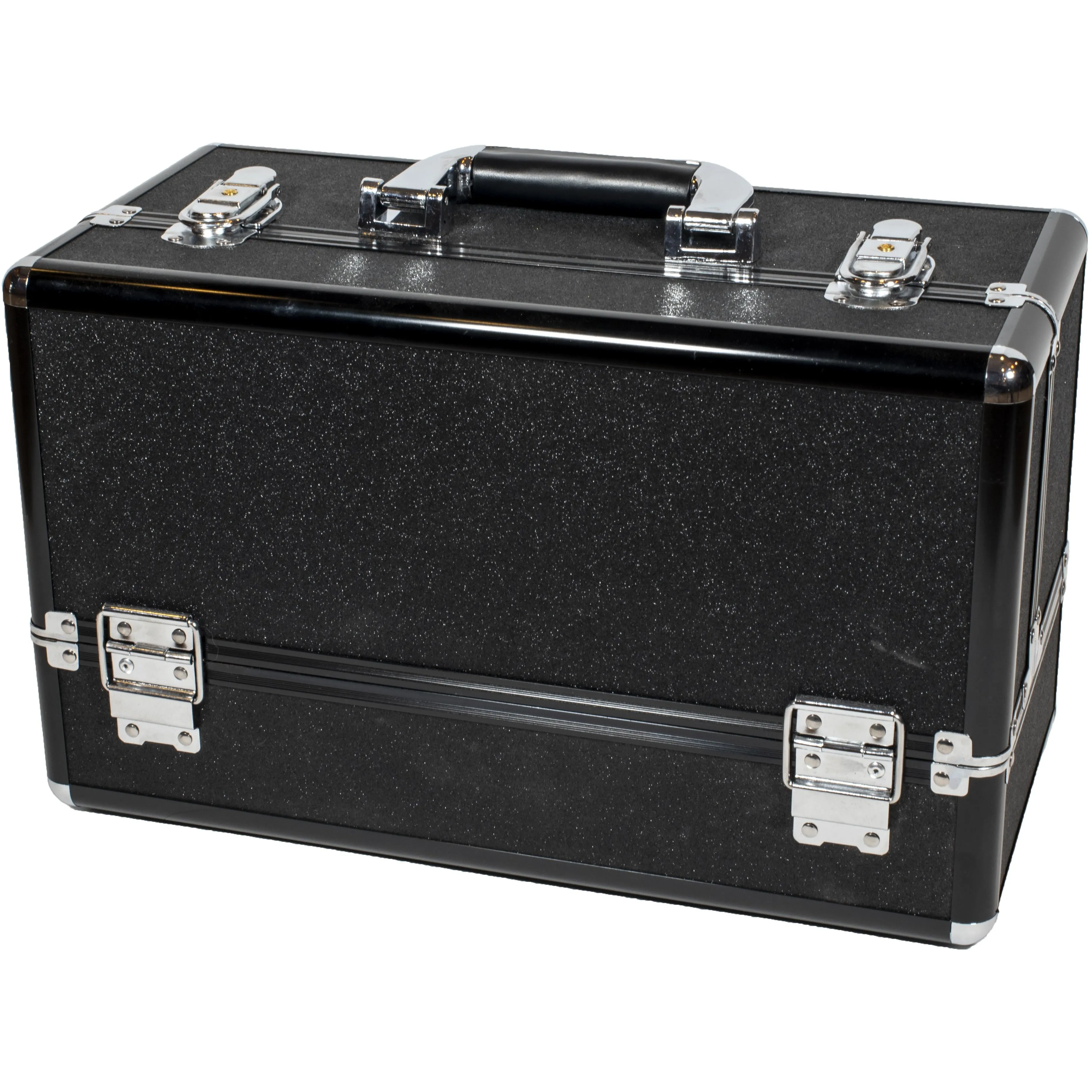 Large Black Glitter Case