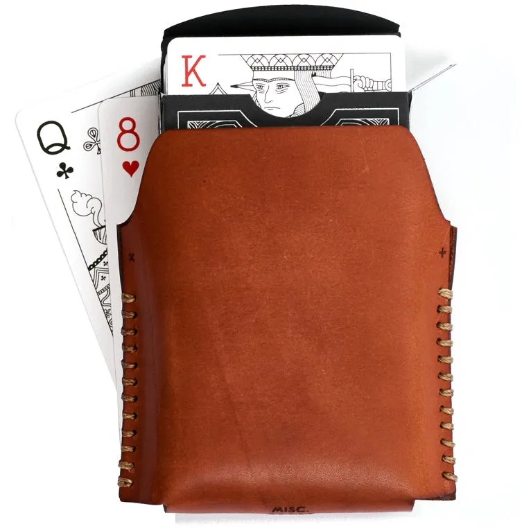 Leather Playing Card Case