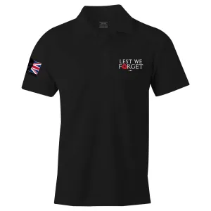 LEST WE FORGET WHT TAG POLO