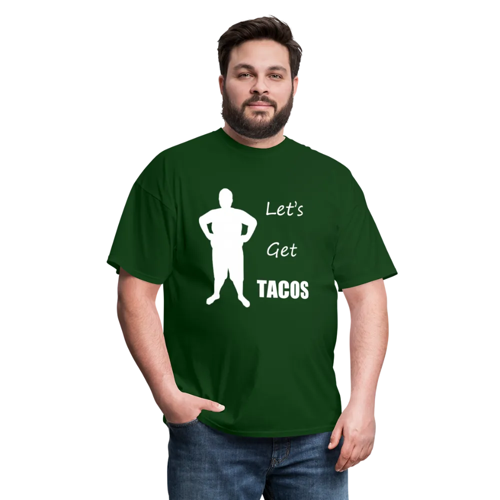 Let's Get Tacos Tee White Image (Up to 6xl)