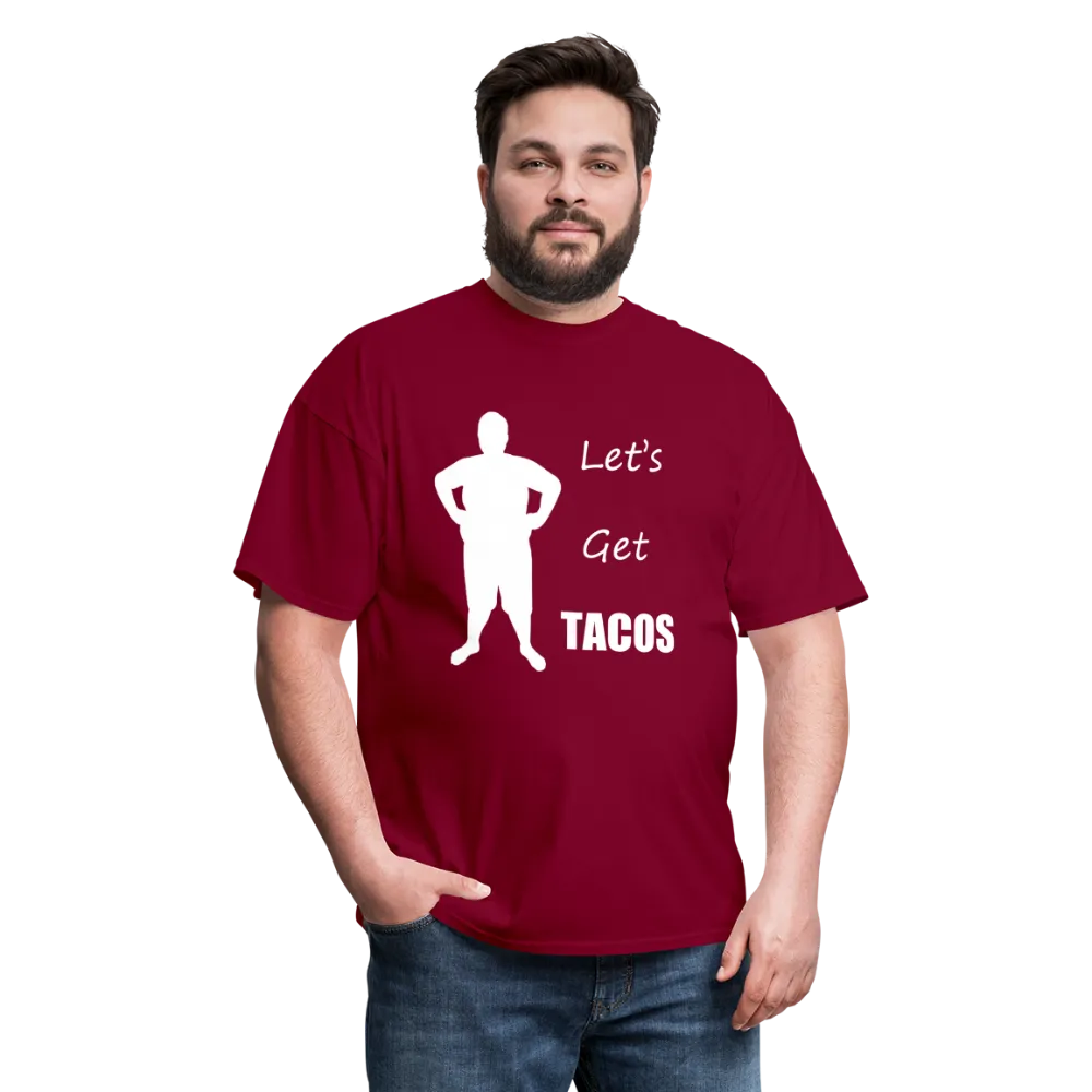 Let's Get Tacos Tee White Image (Up to 6xl)