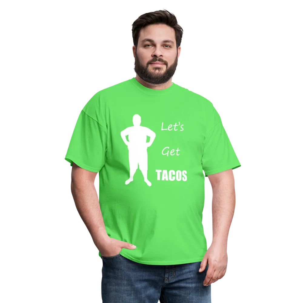 Let's Get Tacos Tee White Image (Up to 6xl)