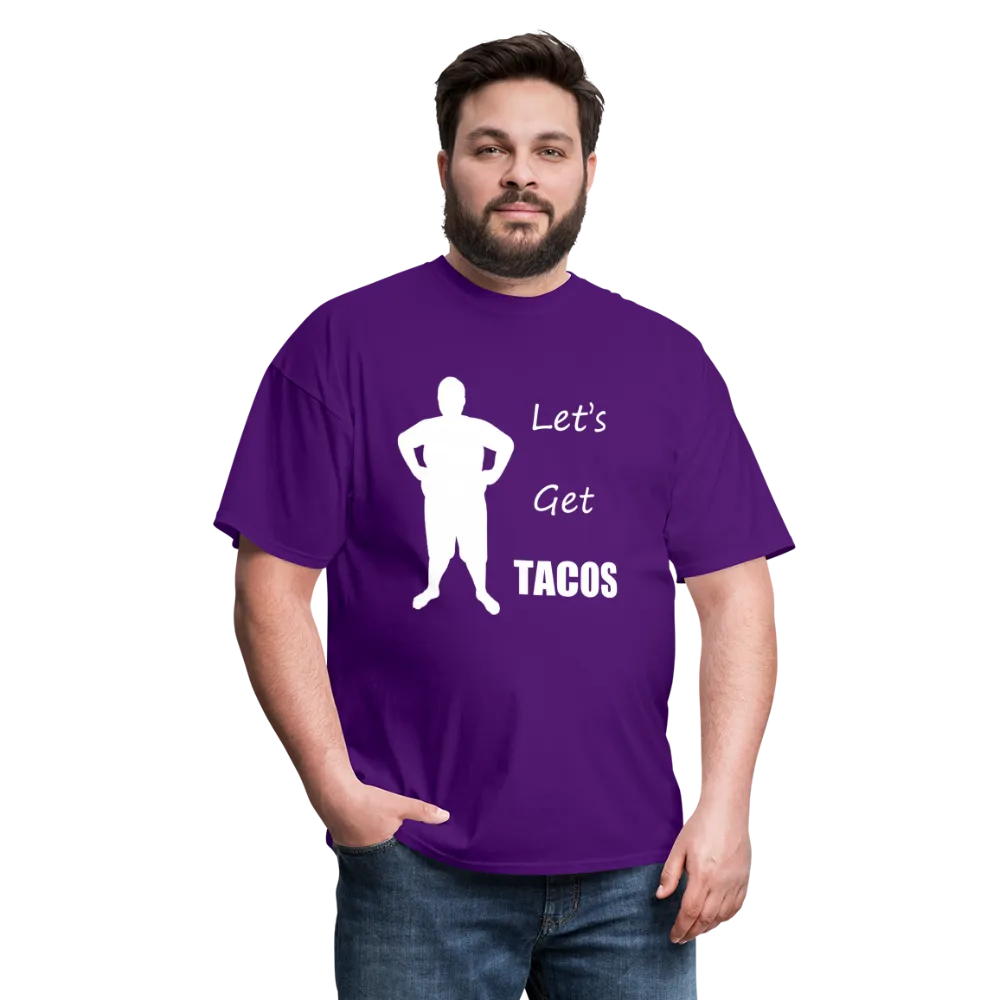 Let's Get Tacos Tee White Image (Up to 6xl)