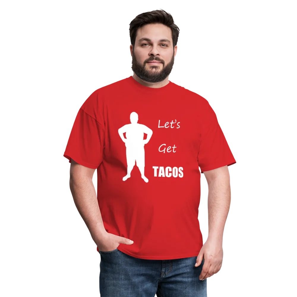 Let's Get Tacos Tee White Image (Up to 6xl)