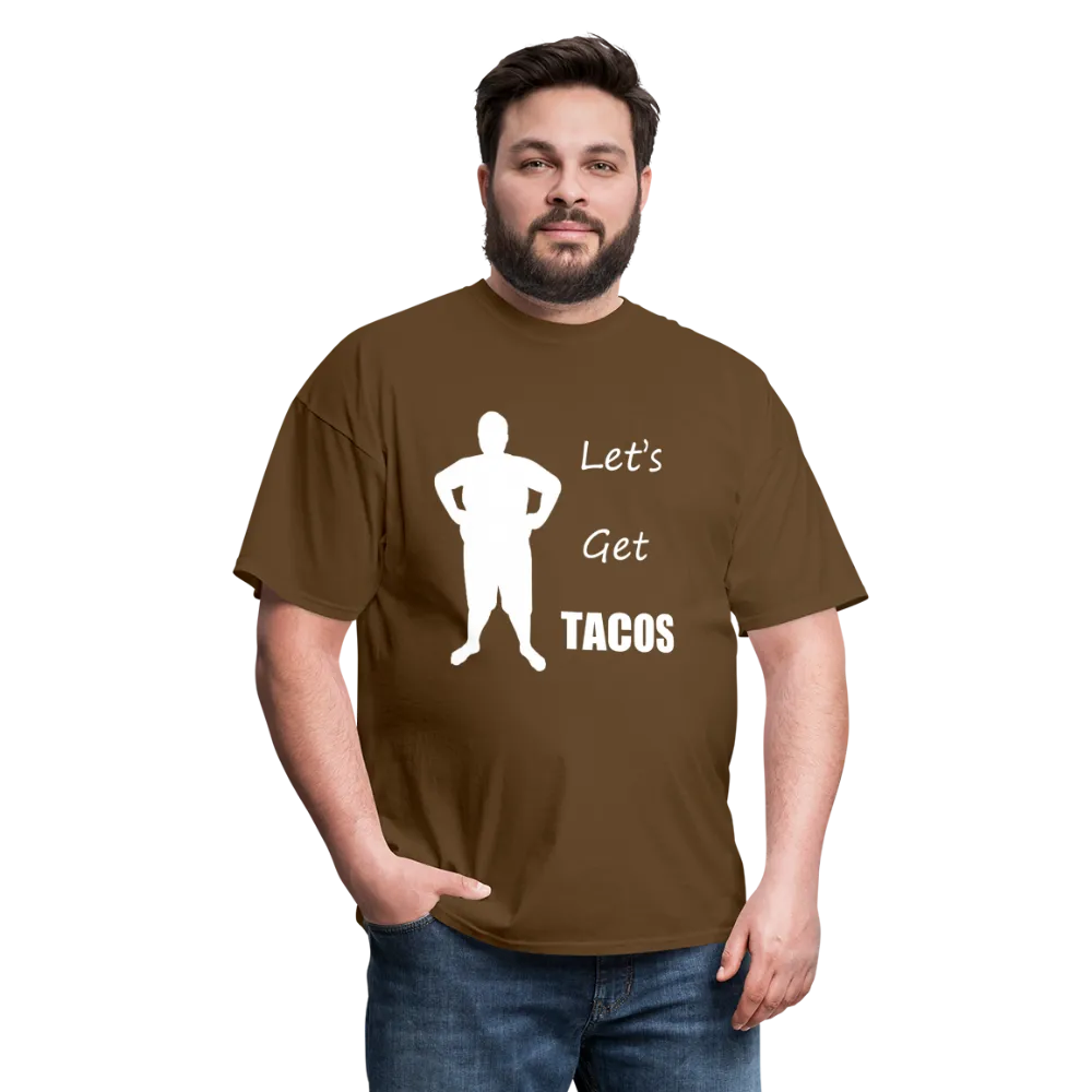Let's Get Tacos Tee White Image (Up to 6xl)