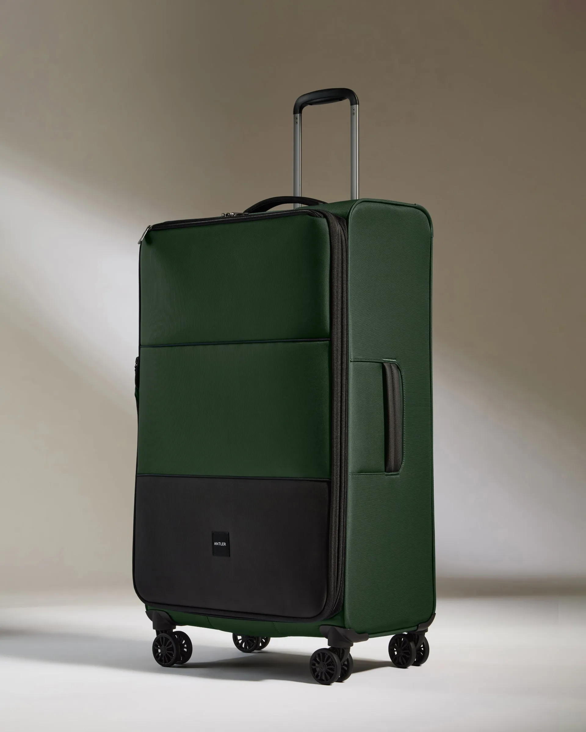 Lightest Carry-on Luggage Set in Antler Green - Soft Stripe