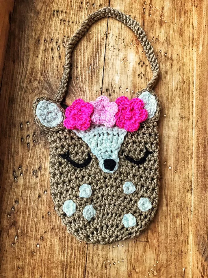 Little Girl Purse | Deer Crochet Purse
