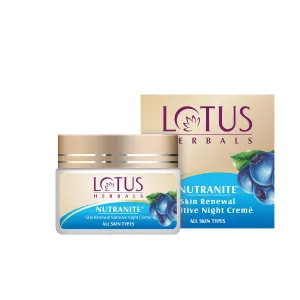 Lotus Herbals NUTRANITE Skin Renewal Nutritive Night Creme (50gm)