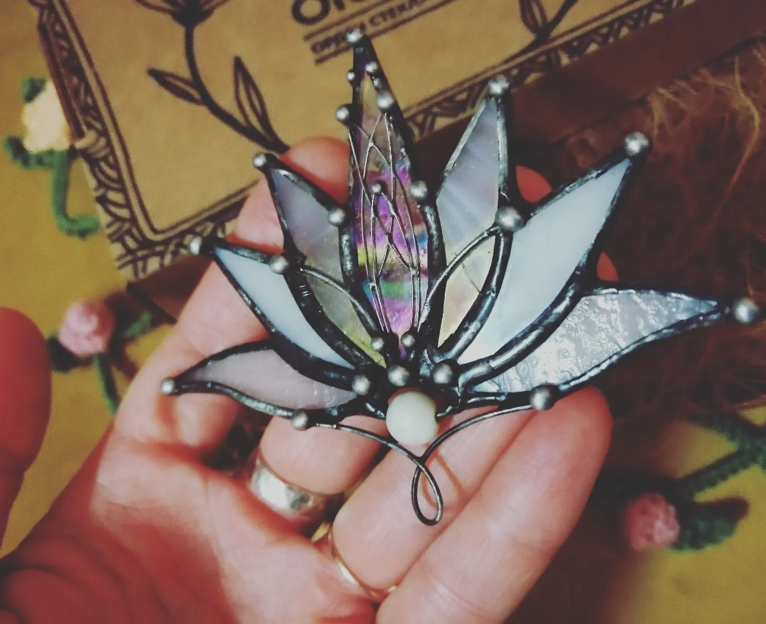 Lotus with pearls
