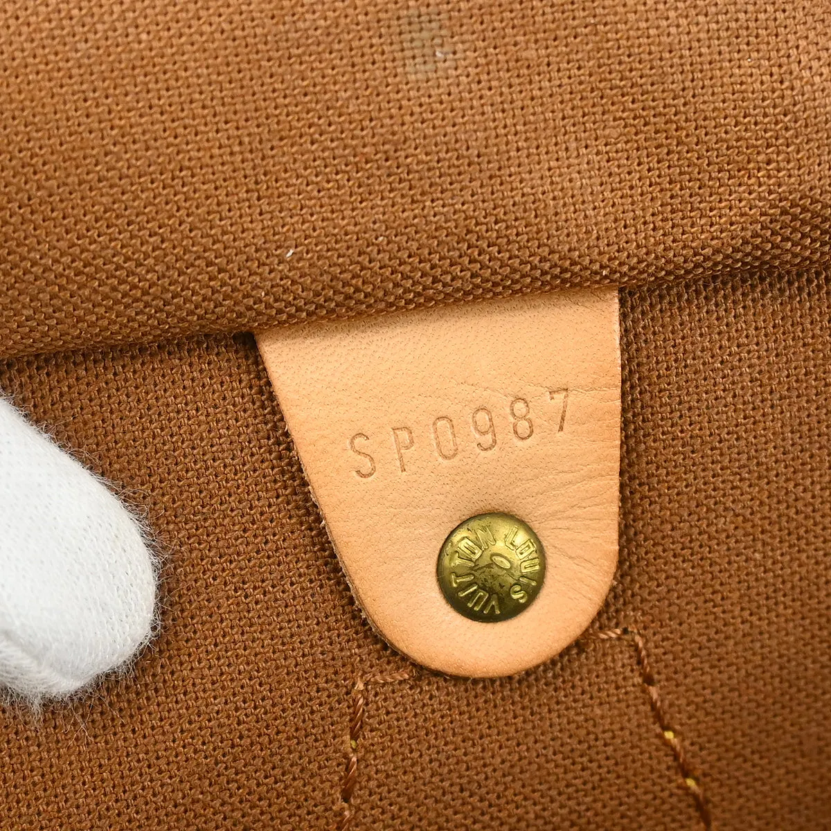 Louis Vuitton Monogram Speedy 40 Duffle Handbag M41522 SP0987 XX28492