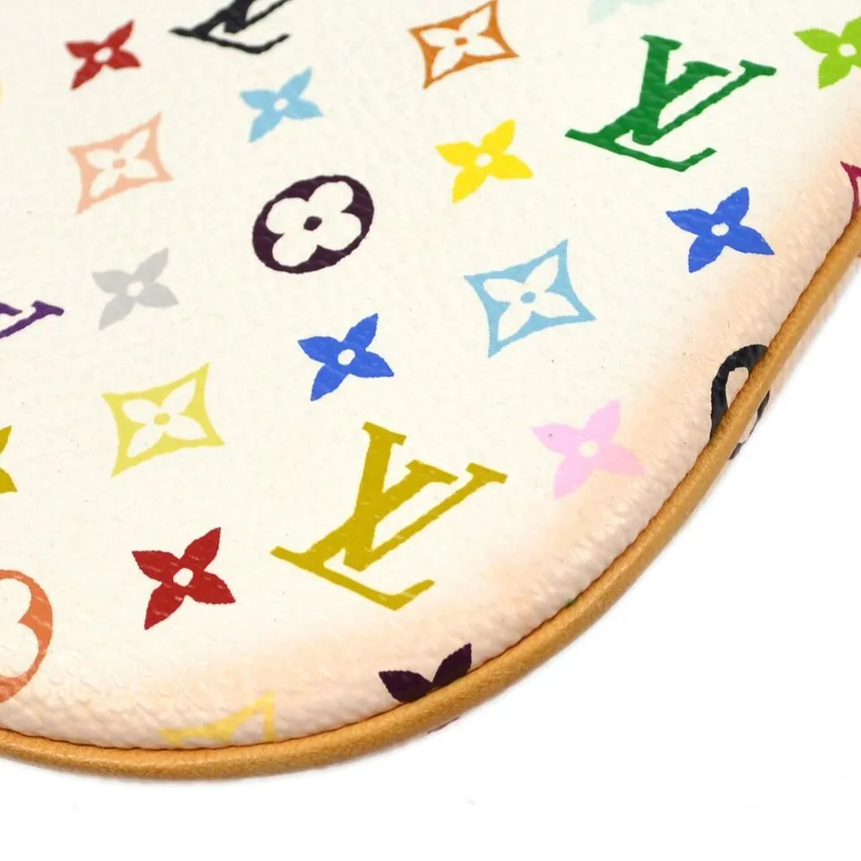 Louis Vuitton Multicolor Pochette MM Coin Purse Wallet M60028 MI0090 112374