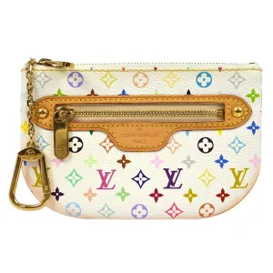 Louis Vuitton Multicolor Pochette MM Coin Purse Wallet M60028 MI0090 112374