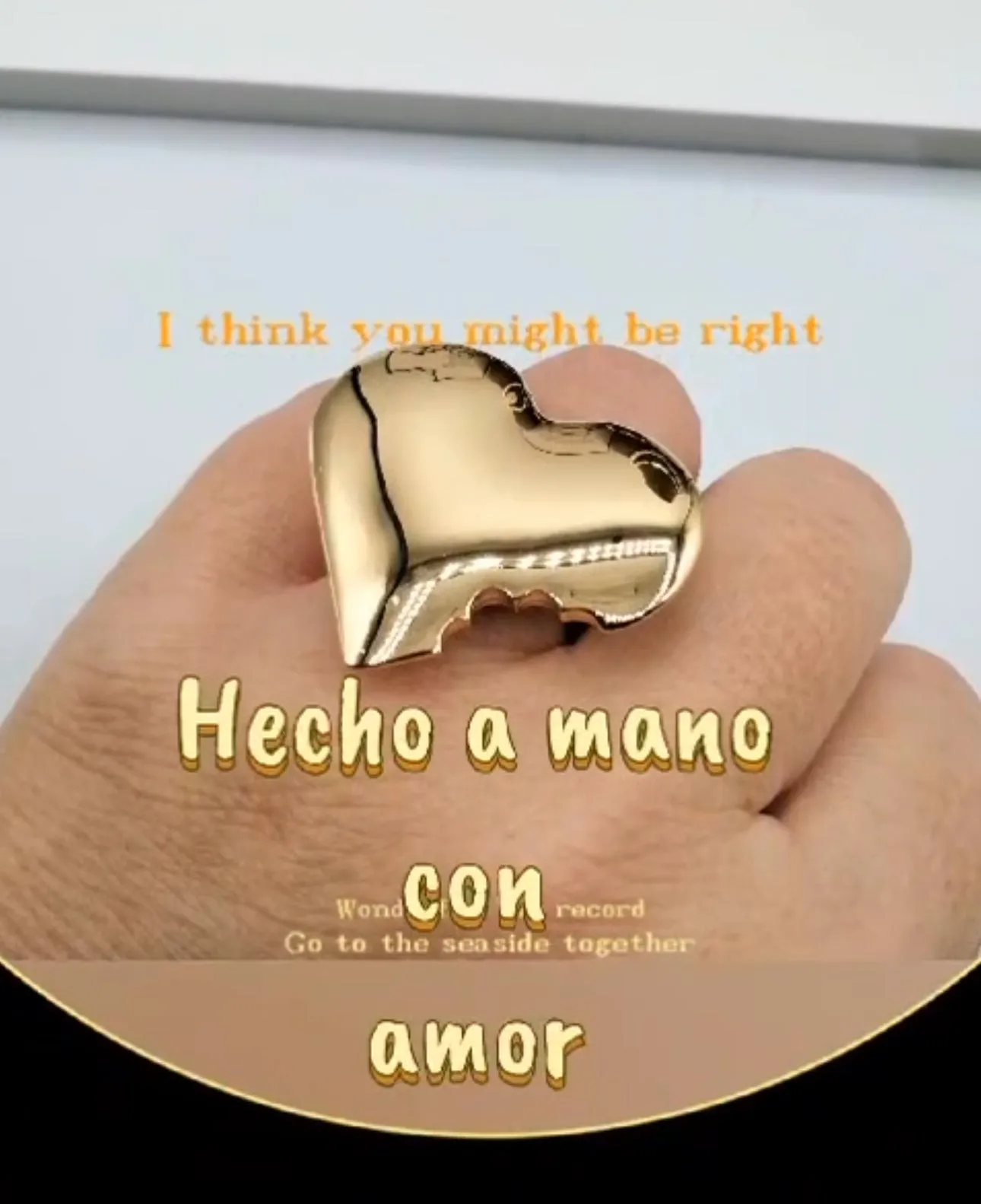 Maldita Rita ring Corazón Mordido Collection