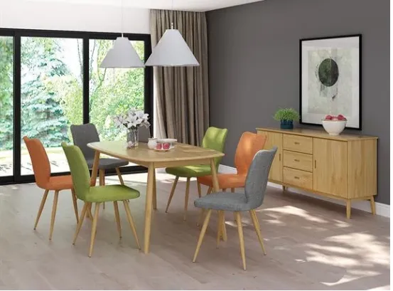 Malmo Large  Extending Solid  Oak Dining Table
