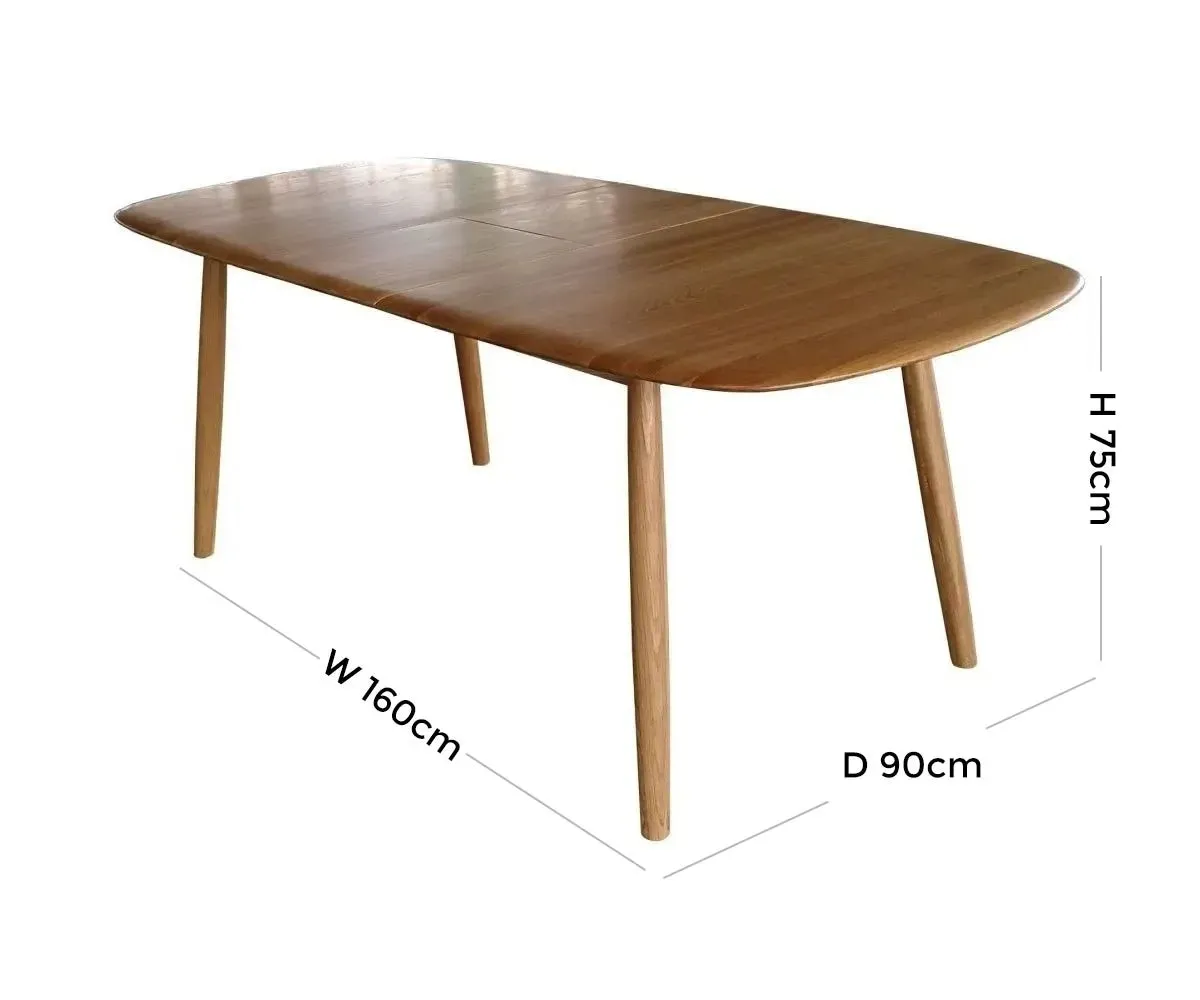 Malmo Large  Extending Solid  Oak Dining Table