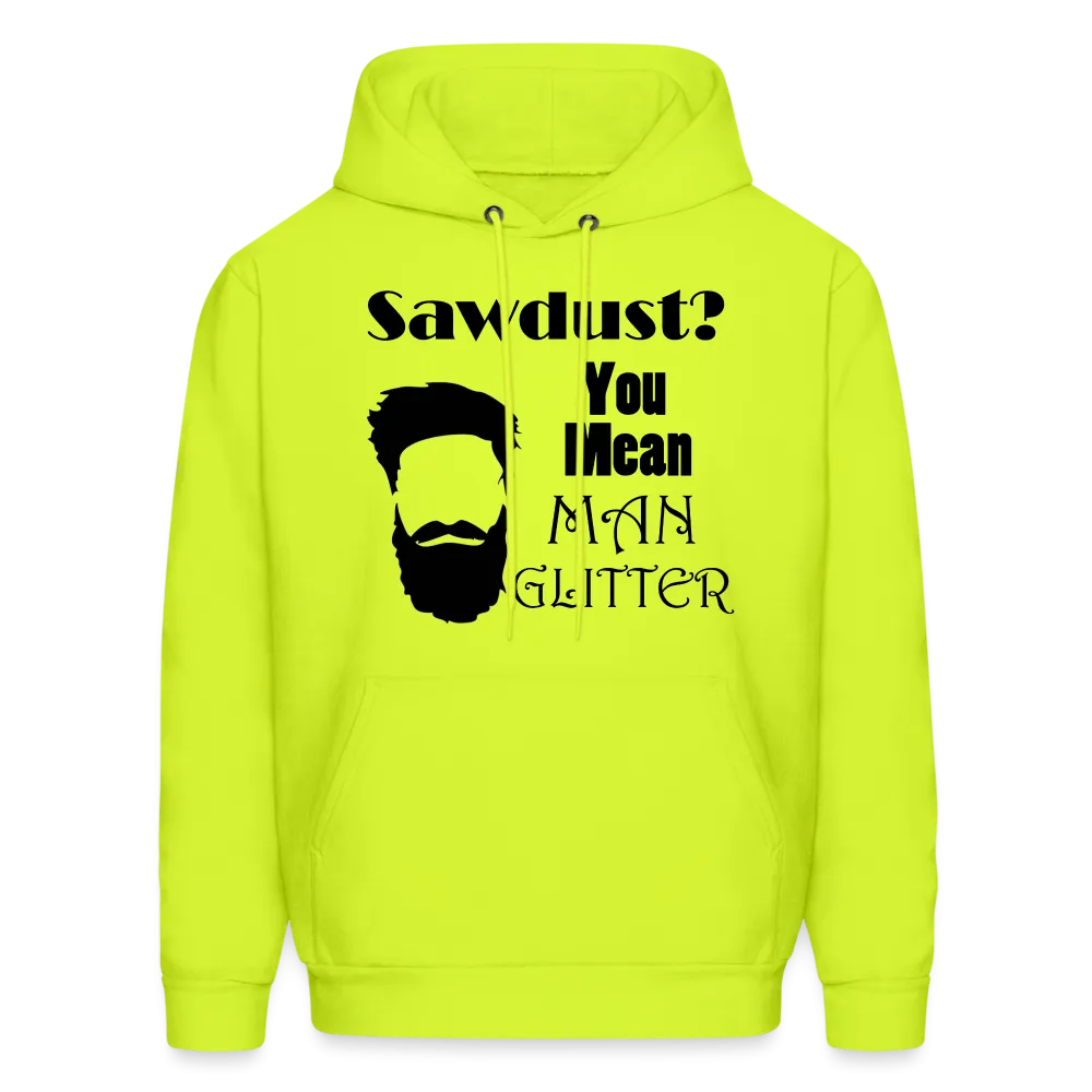 Man Glitter Hoodie Dark Image (Up to 5xl)
