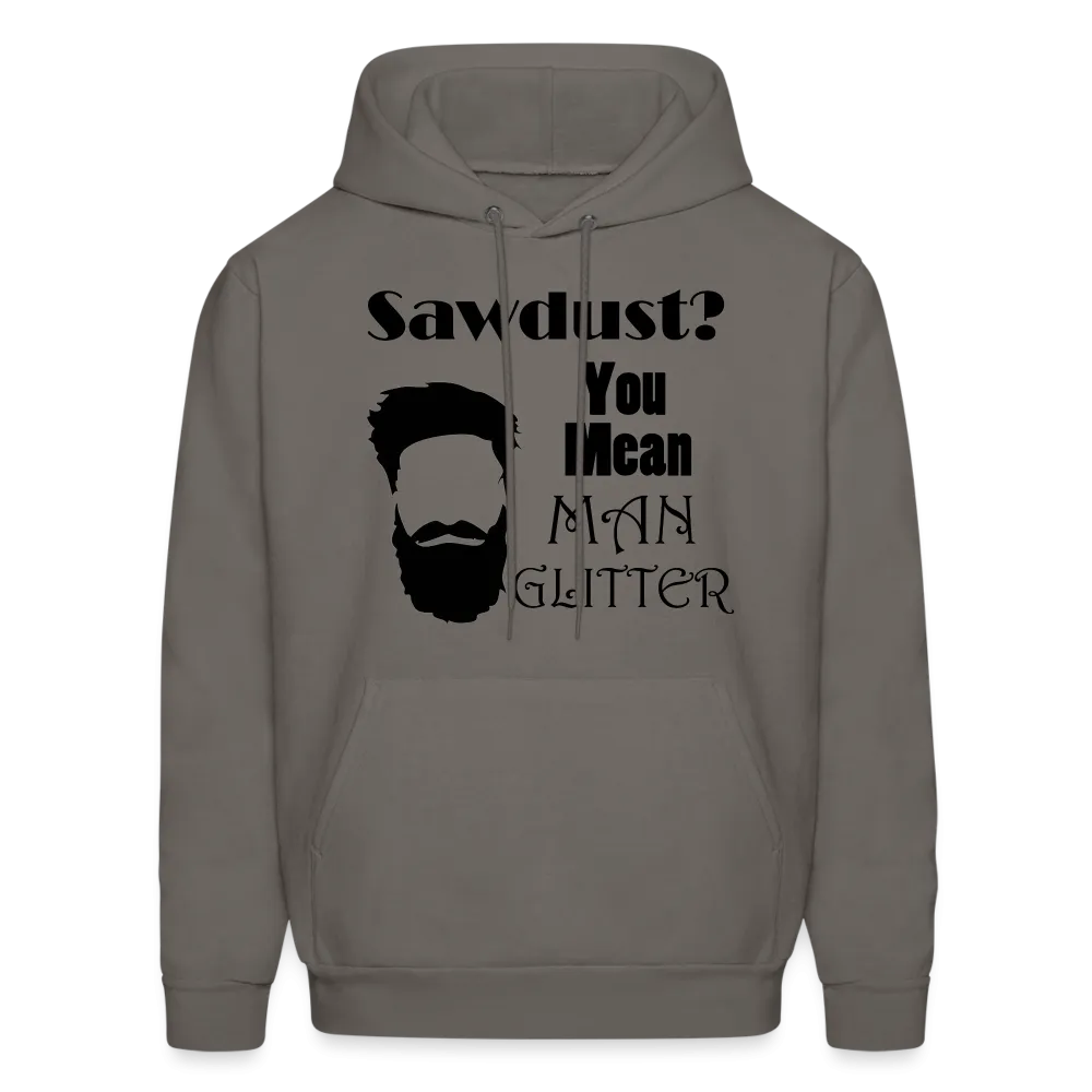 Man Glitter Hoodie Dark Image (Up to 5xl)