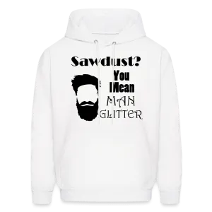 Man Glitter Hoodie Dark Image (Up to 5xl)