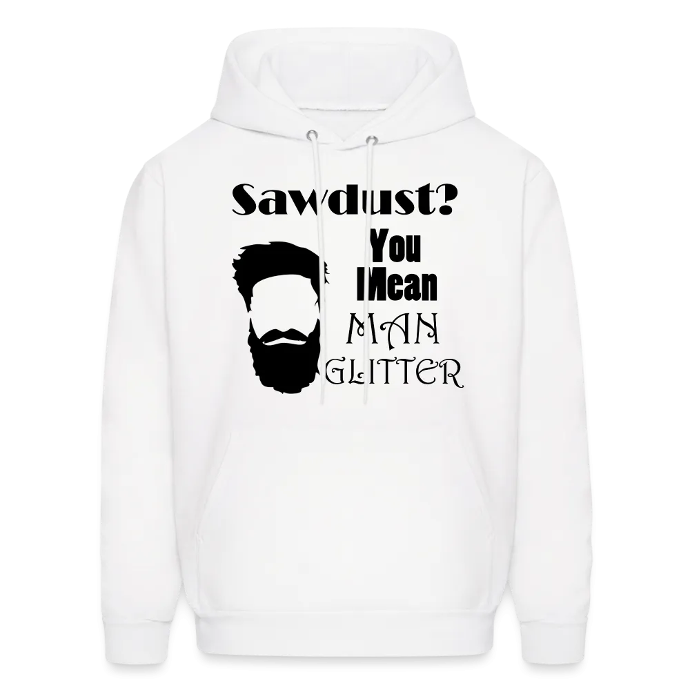 Man Glitter Hoodie Dark Image (Up to 5xl)
