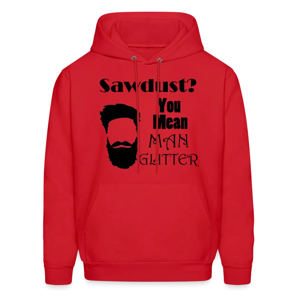 Man Glitter Hoodie Dark Image (Up to 5xl)