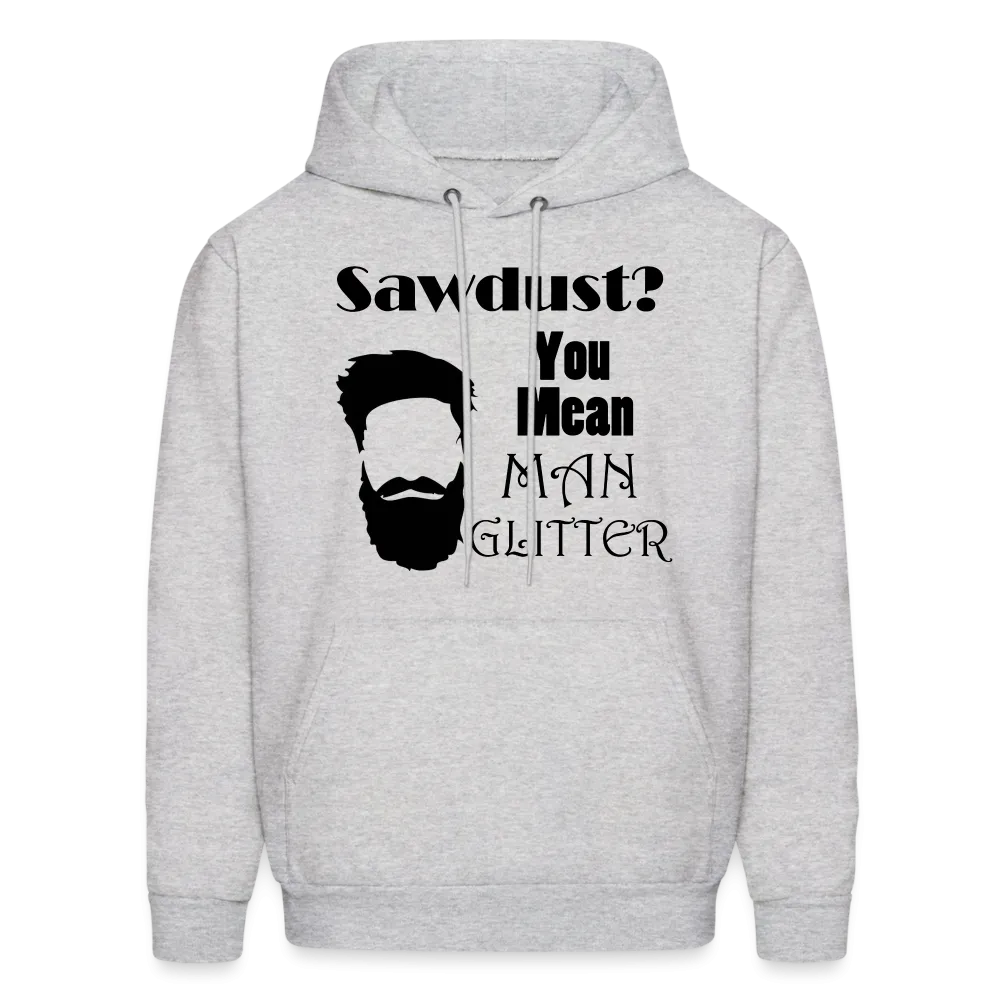 Man Glitter Hoodie Dark Image (Up to 5xl)