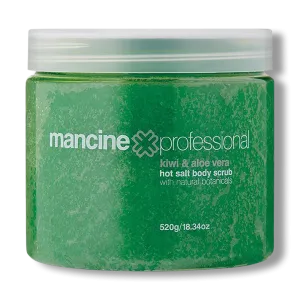 Mancine Hot Salt Scrub Kiwi & Aloe 520g
