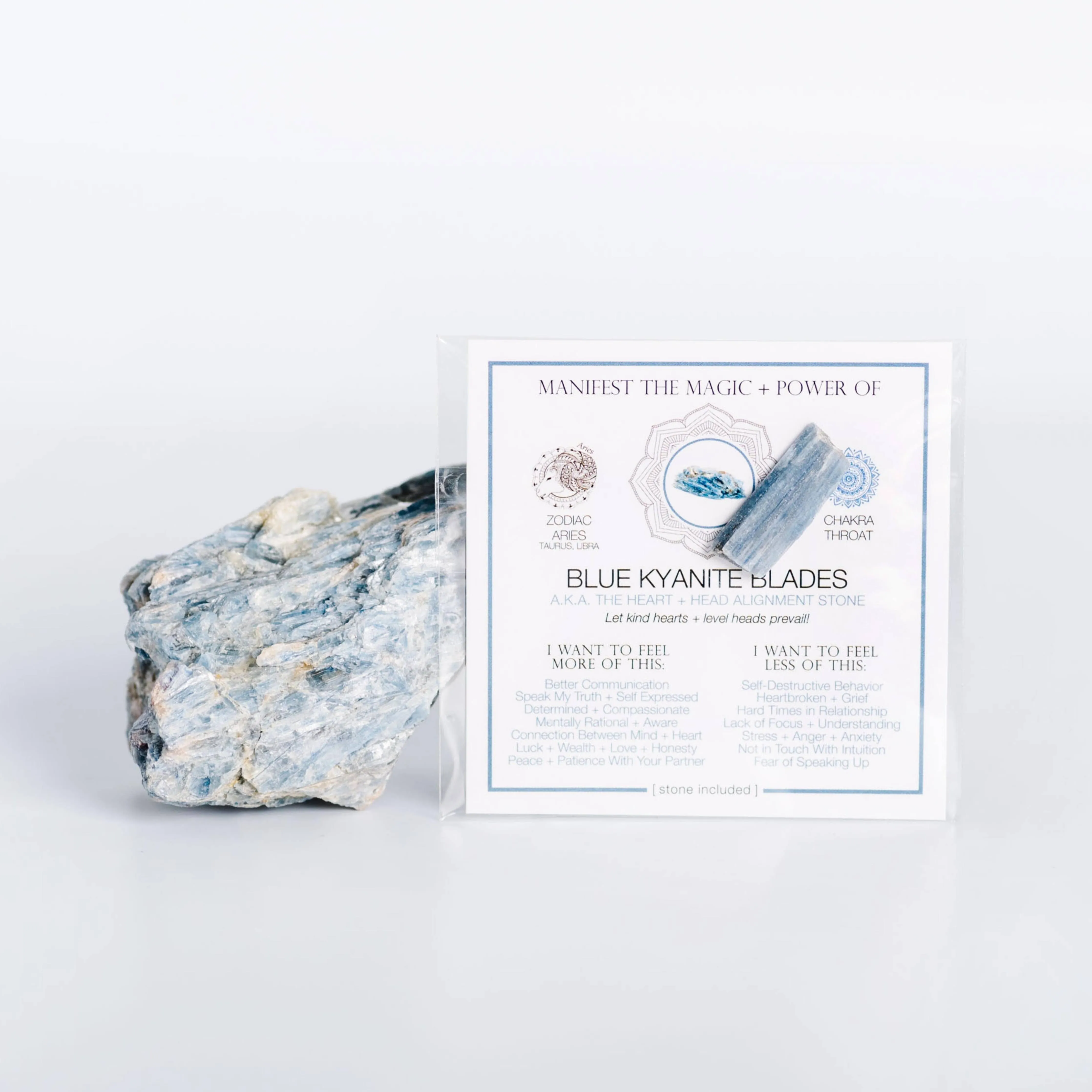 MANIFEST THE MAGIC   POWER OF YOUR CRYSTAL BL KYANITE BLADES