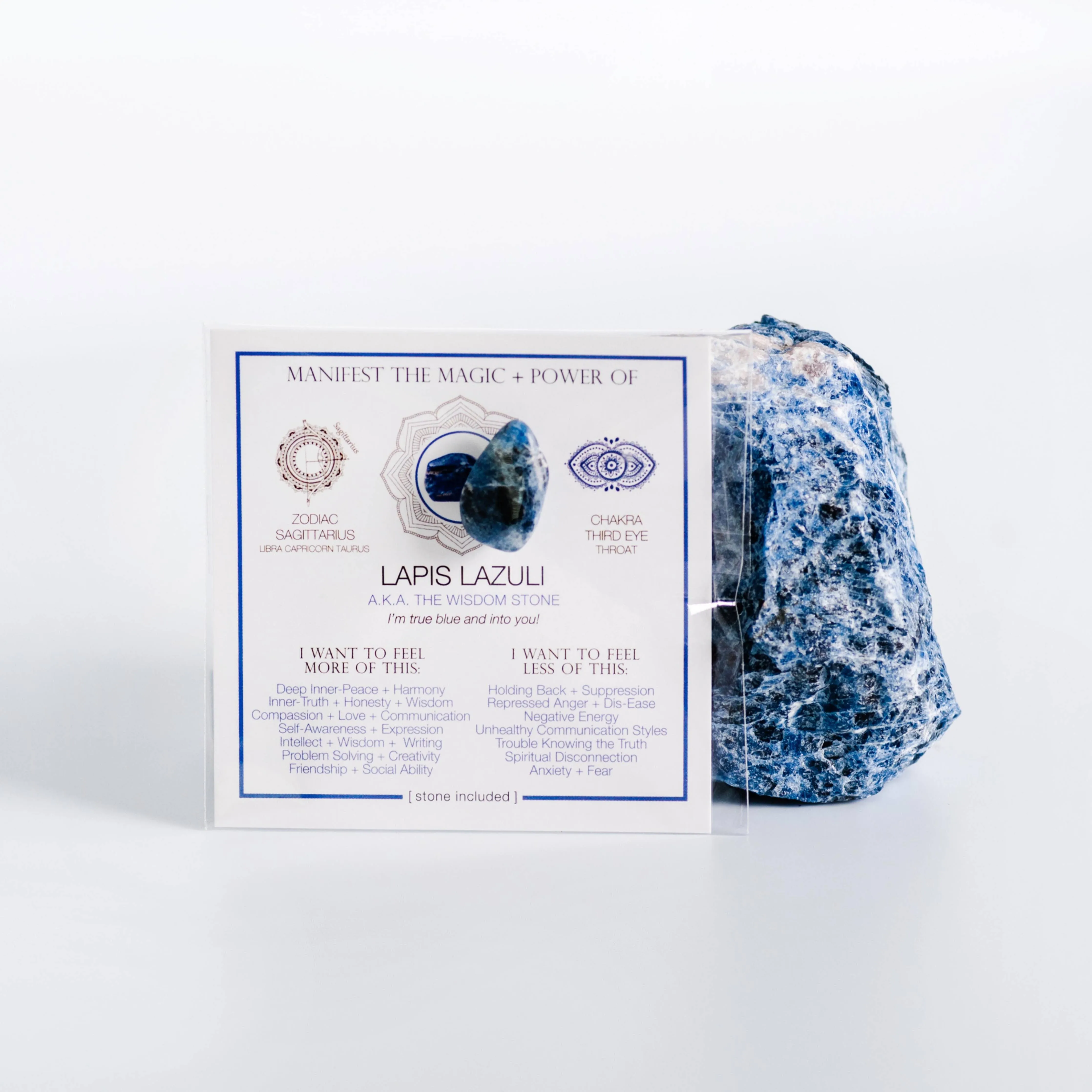 MANIFEST THE MAGIC   POWER OF YOUR CRYSTAL LAPIS LAZULI