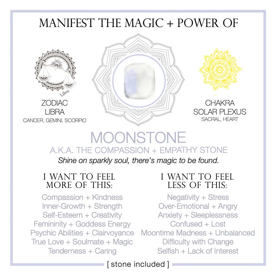 MANIFEST THE MAGIC   POWER OF YOUR CRYSTAL MOONSTONE