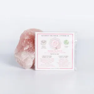 MANIFEST THE MAGIC   POWER OF YOUR CRYSTAL ROSE QUARTZ