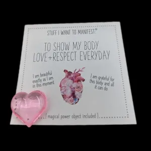 Manifestation Card & Tokens To Show My Body