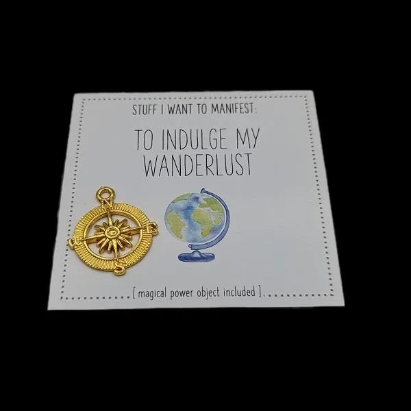 Manifestation Card & Tokens Wanderlust