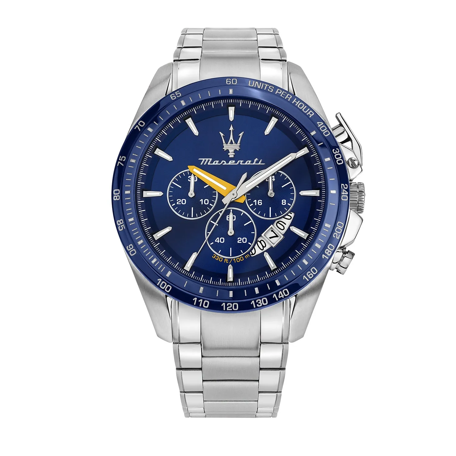 MASERATI MODENA EDITION 45MM CHR BLU D BR SS BL S MEN'S WATCH