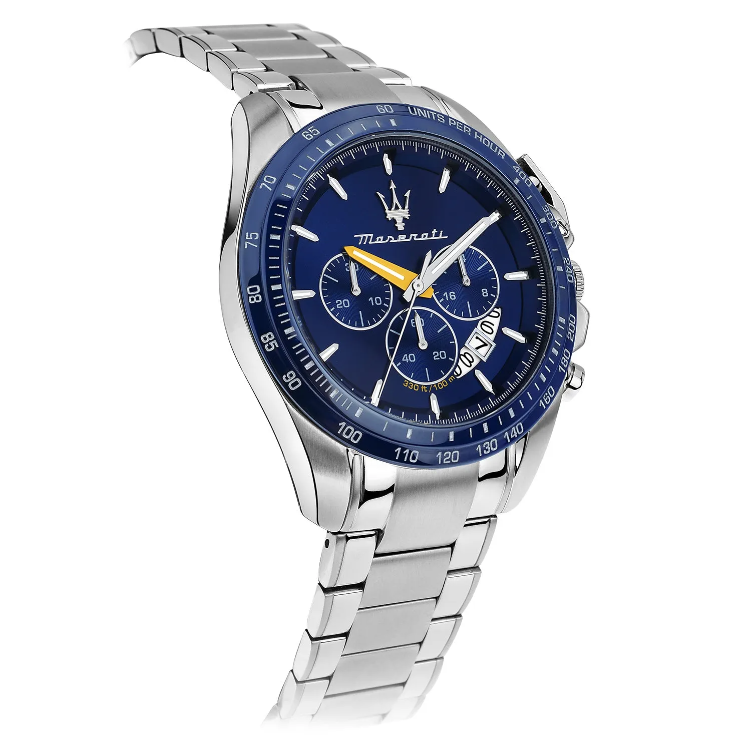 MASERATI MODENA EDITION 45MM CHR BLU D BR SS BL S MEN'S WATCH